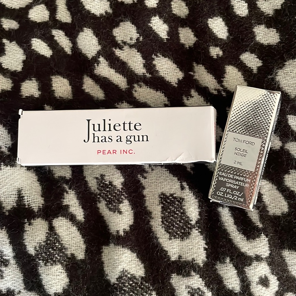 Juliette & Tom Ford fragrances